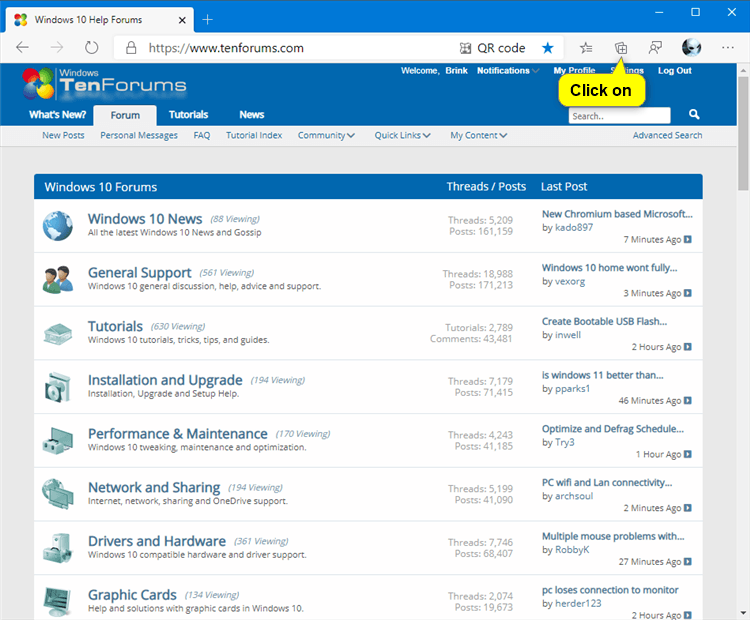 How to Add Web Page to Collection in Microsoft Edge Chromium-microsoft_edge_collections_button.png