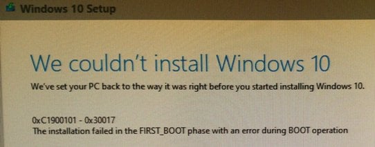 Repair Install Windows 10 with an In-place Upgrade-could-not-install.jpg