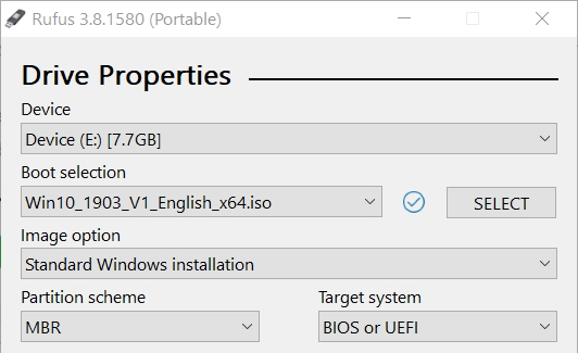 Create Bootable USB Flash Drive to Install Windows 10-standard-windows-installation.jpg