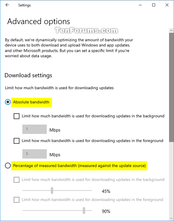 Limit Bandwidth of Windows Update and Store App Updates in Windows 10-delivery_optimation_absolute_bandwidth.png