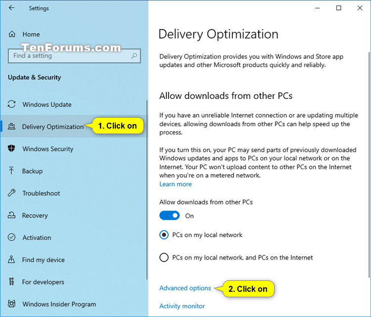 Limit Bandwidth of Windows Update and Store App Updates in Windows 10-delivery_optimation_advanced_options.png