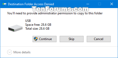 How to Enable or Disable Write Access to Removable Disks in Windows-destination_folder_access_denied-1.png