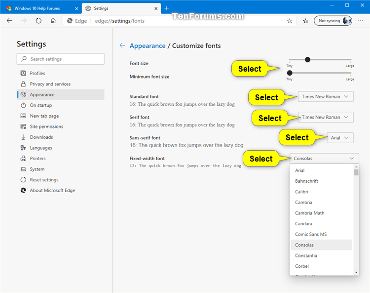 How to Change Font Size and Style in Microsoft Edge Chromium-microsoft_edge_change_font_size_and_style-4.png