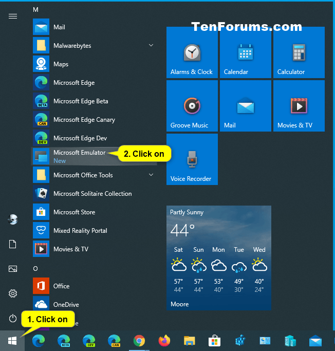 How to Install Windows 10X Dual Screen Emulator in Windows 10-run_microsoft_emulator.png