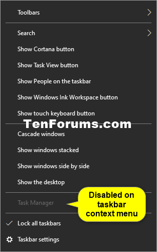 How to Enable or Disable Task Manager in Windows 10-task_manager_on_taskbar_context_menu.png