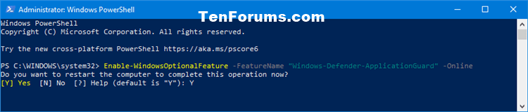 Turn On or Off Microsoft Defender Application Guard in Windows 10-turn_on_windows_defender_application_guard_powershell-1.png