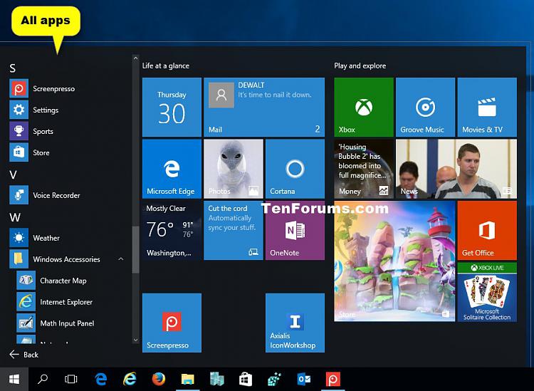 Add or Remove Items for All Apps in Start menu in Windows 10-all_apps.jpg