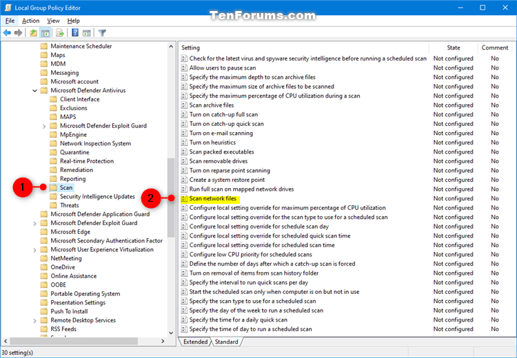 windows 10 defender scan windows 10 defender scan