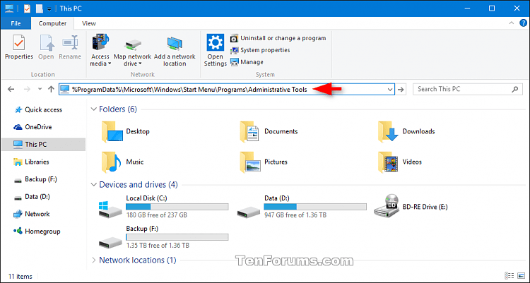 Open Administrative Tools in Windows 10-administrative_tools-file_explorer-1.png