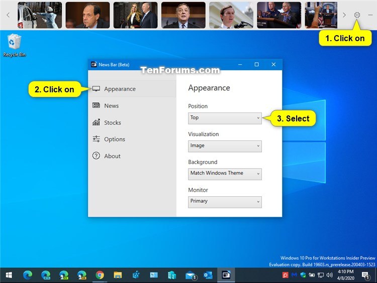 How to Change Position of News Bar on Display in Windows 10-news_bar_app_top.jpg