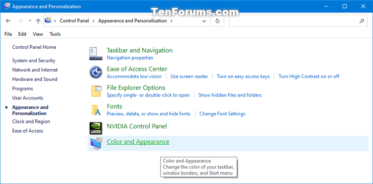 How to Add Color and Appearance to Control Panel in Windows-color_and_appearance_control_panel_category.png