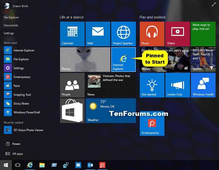'Pin to Start' and 'Unpin from Start' items in Windows 10-drag_pin_to_start-3.png