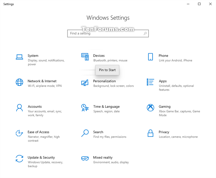 'Pin to Start' and 'Unpin from Start' items in Windows 10-settings_pin_to_start-1.png
