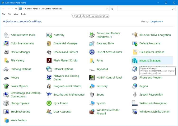 How to Add Hyper-V Manager to Control Panel in Windows 10-hyper-v_manager_control_panel_large_icons.png