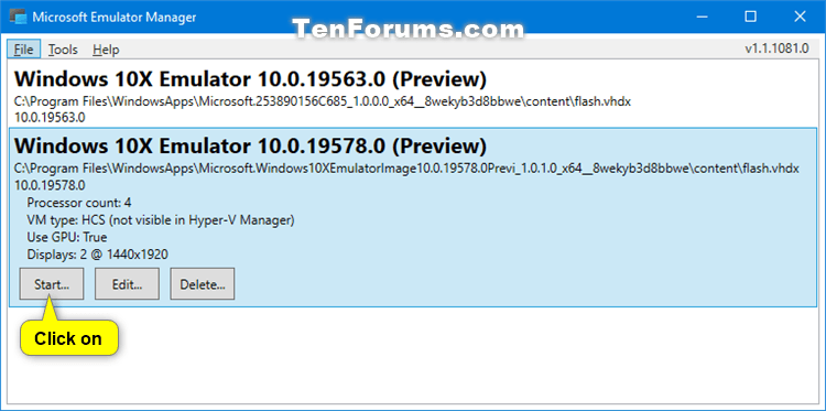 How to Install Windows 10X Dual Screen Emulator in Windows 10-start_microsoft_emulator_manager.png