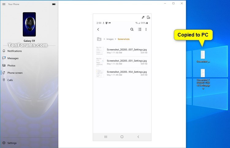 Drag and Drop Files between Phone and Windows 10 PC in Your Phone app-your_phone_drag_files_from_phone_to_pc-7.jpg