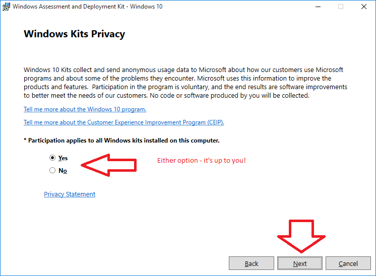 Create Provisioning Package in Windows 10-adk_privacy_a.png