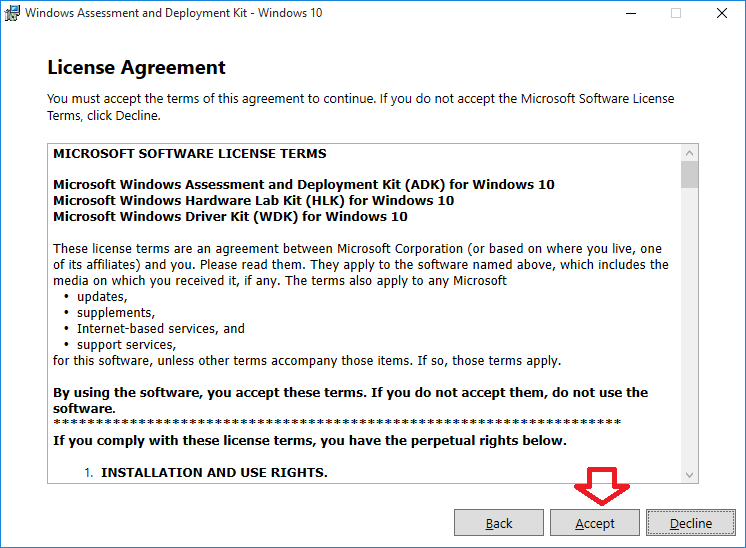 Create Provisioning Package in Windows 10-adk_licenseagreement_a.png