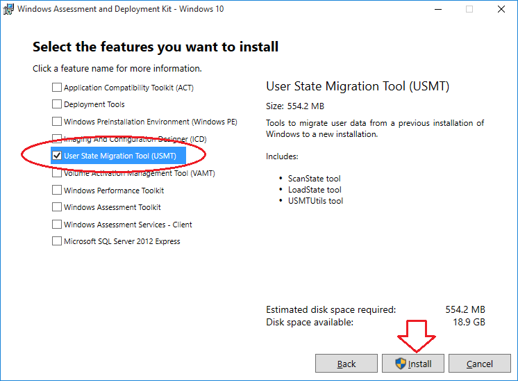 Create Provisioning Package in Windows 10-adk_selectfeatures_a.png
