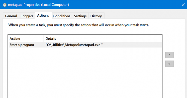Create Elevated Shortcut without UAC prompt in Windows 10-metapad-actions.png