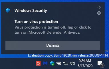 How to Turn On or Off Microsoft Defender Antivirus in Windows 10-microsoft_defender_antivirus_disabled_notification.png
