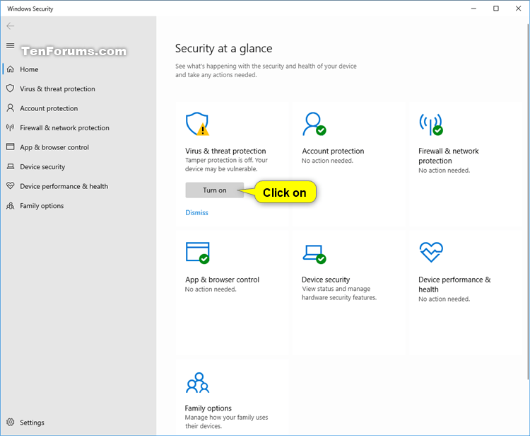 How To Turn On Or Off Microsoft Defender Antivirus In Windows 10