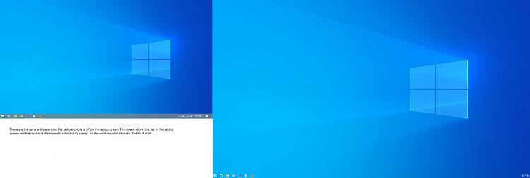 Enable Taskbar Clear Transparency with TranslucentTB in Windows 10-dual-monitor-taskbar-color-issue.jpg