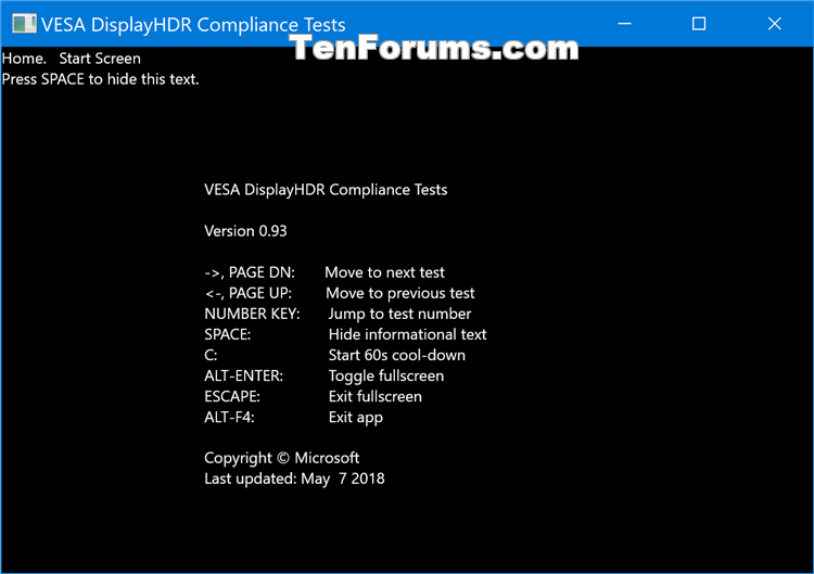 How to Run VESA Certified DisplayHDR Tests on Display in Windows 10-display_hdr_test-2.png