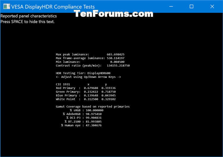 How to Run VESA Certified DisplayHDR Tests on Display in Windows 10-display_hdr_test-4.png