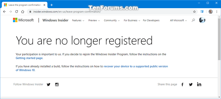 How to Leave Windows Insider Program to Unregister Account-leave_windows_insider_program-4.png