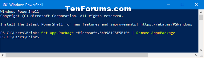 How to Install and Uninstall Cortana in Windows 10-uninstall_cortana_in_powershell_for_current_user.png