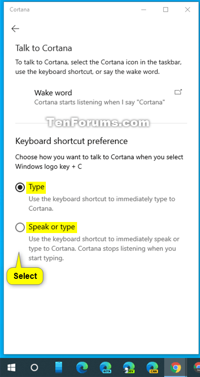 Change to Speak or Type to Cortana when Press Win+C keys in Windows 10-cortana_keyboard_shortcut_preference-3.png