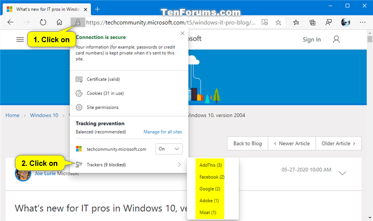 How to View and Clear Blocked Trackers in Microsoft Edge Chromium-microsoft_edge_blocked_trackers_for_specific_site.png