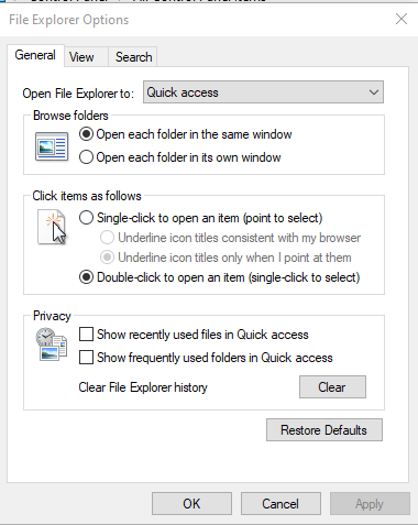 Change Folder to Open File Explorer to by Default in Windows 10-image.png