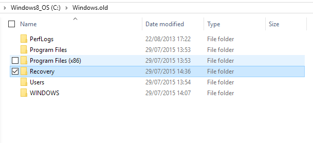 Use DISM to Repair Windows 10 Image-windows-old.png