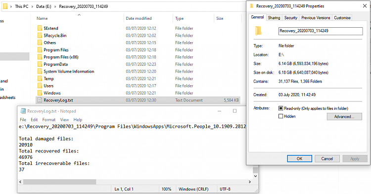 How to Recover Deleted Files with Windows File Recovery in Windows 10-2004-winfr-results.png
