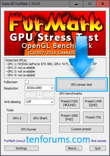 Mew Mew Konserveringsmiddel Begrænse FurMark - GPU Stress Test | Tutorials