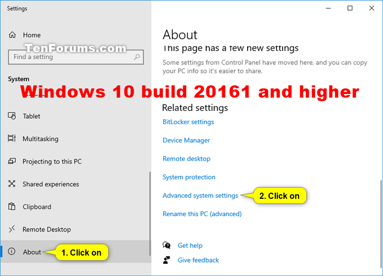 Set New User and System Environment Variables in Windows-settings_system.png