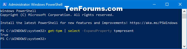 Verify Trusted Platform Module (TPM) Chip on Windows PC-get-tpm_powershell.png