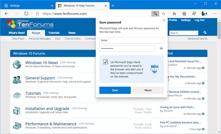 microsoft edge asking for password microsoft edge asking for password