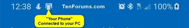 Turn On or Off Sync over mobile data with PC from Your Phone app-your_phone-connected_to_your_pc_toast.jpg