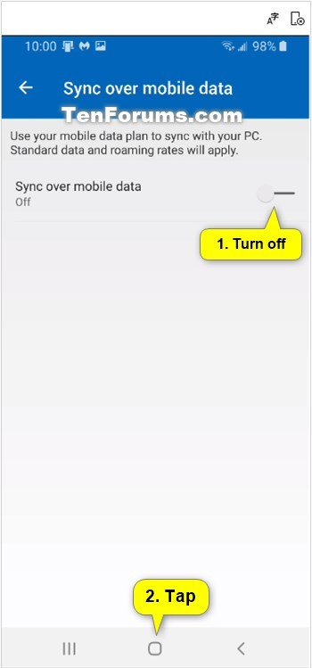 Turn On or Off Sync over mobile data with PC from Your Phone app-your_phone_sync_over_mobile_data-6.jpg