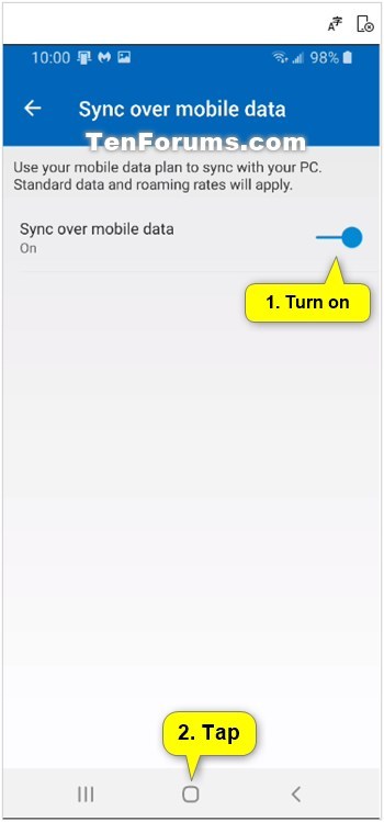Turn On or Off Sync over mobile data with PC from Your Phone app-your_phone_sync_over_mobile_data-7.jpg