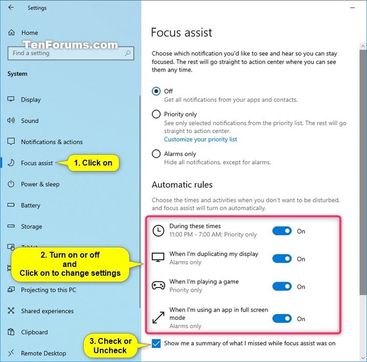 Change Focus Assist Automatic Rules in Windows 10-focus_assist_automatic_rules-1.jpg