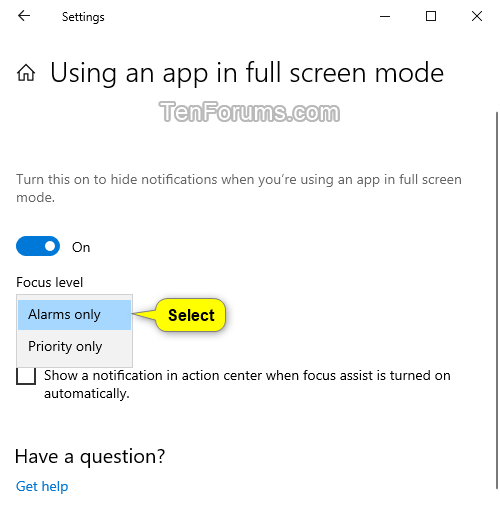 Change Focus Assist Automatic Rules in Windows 10-using_an_app_in_full_screen_mode.png