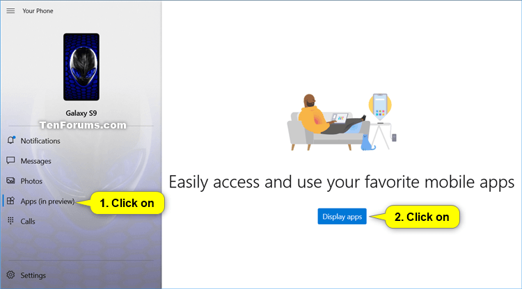 Turn On or Off Display Apps from Phone in Your Phone app on Windows 10-your_phone_apps.png