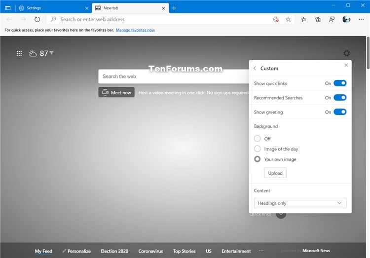 Change New Tab Page Layout and Background in Microsoft Edge Chromium-custom_new_tab.jpg