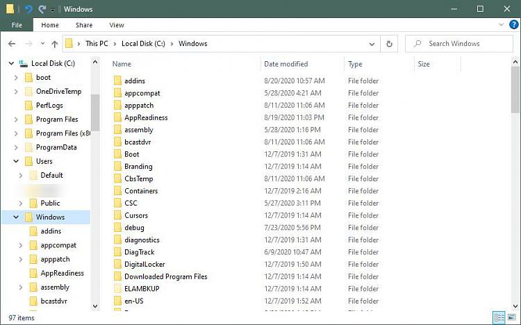 Change Sort by View of Folder in Windows 10-groupbynoneafter.jpg