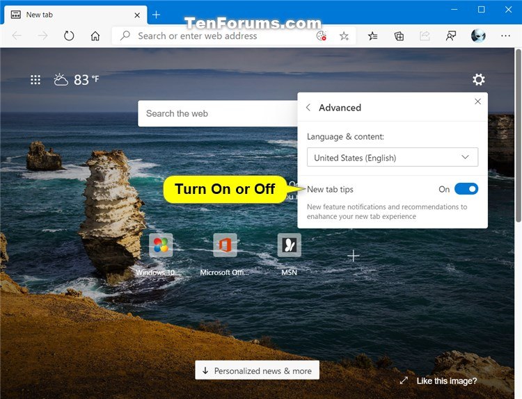 How to Turn On or Off Show New Tab Tips in Microsoft Edge Chromium-microsoft_edge_new_tab_tips-2.jpg