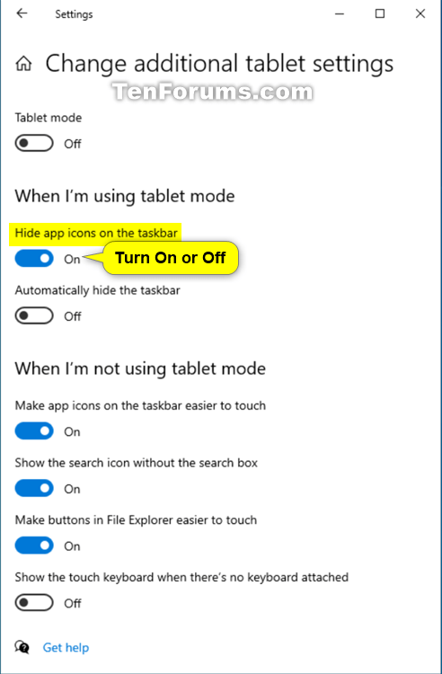 Hide or Show App Icons on Taskbar in Tablet Mode in Windows 10-additional_tablet_settings-2.png